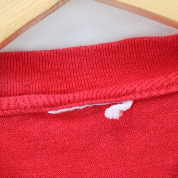 Vintage San Diego Zoo Shirt Womens Red Short Sleeve Giant Pandas Graphic S Y2K - Picture 6 of 9